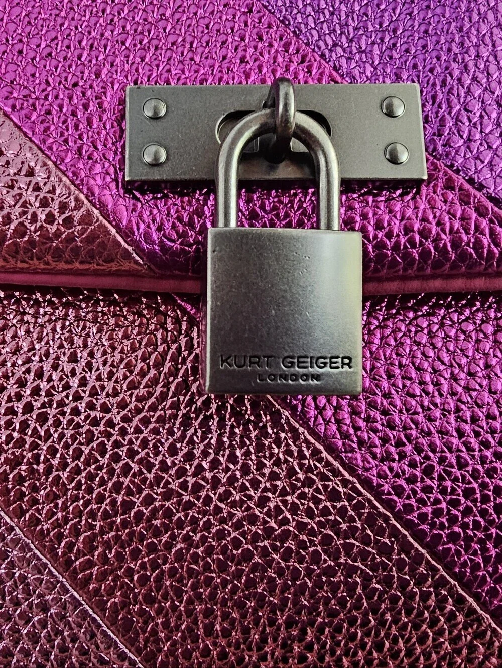 Kurt Geiger London Brixton Leather Shoulder Bag.